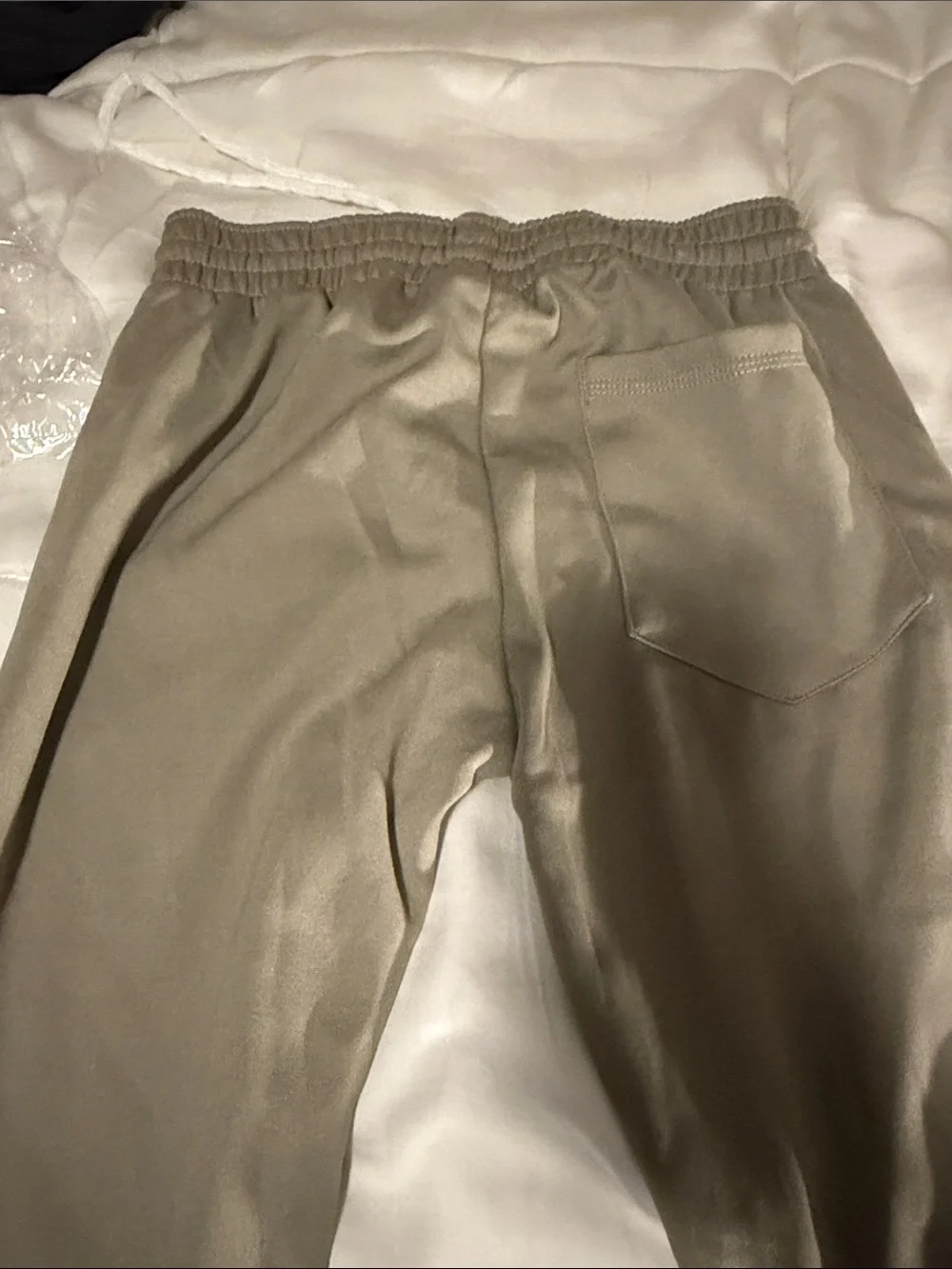 Gray Relaxed Drawstring Baseball Pants - Medium NWT